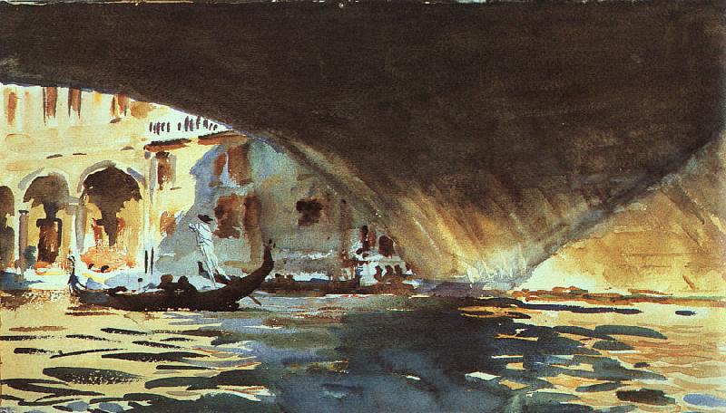 John Singer Sargent Under the Rialto Bridge China oil painting art